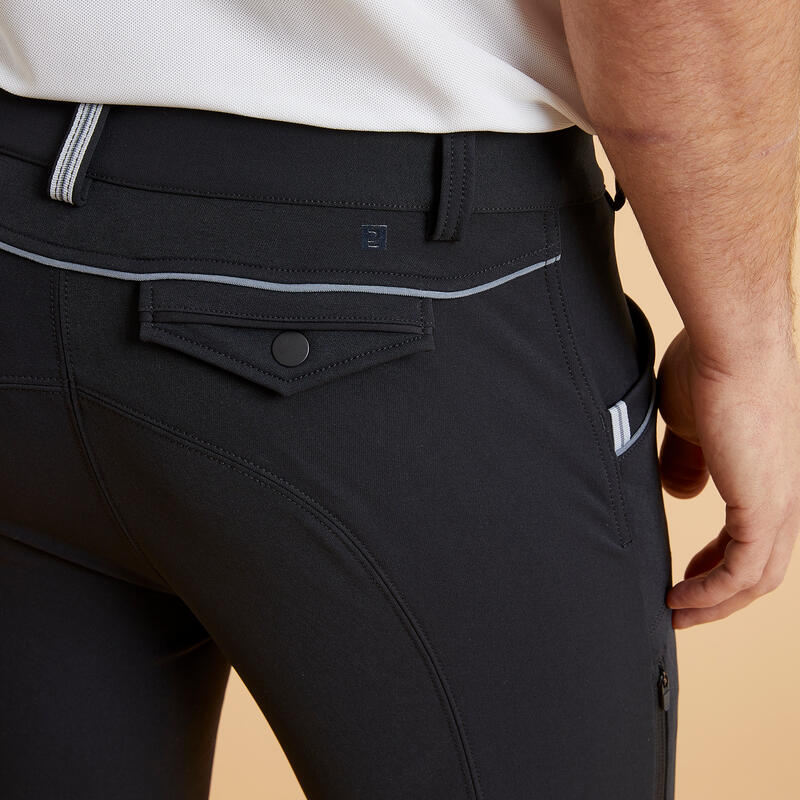 Pantalon équitation homme 900 classic noir