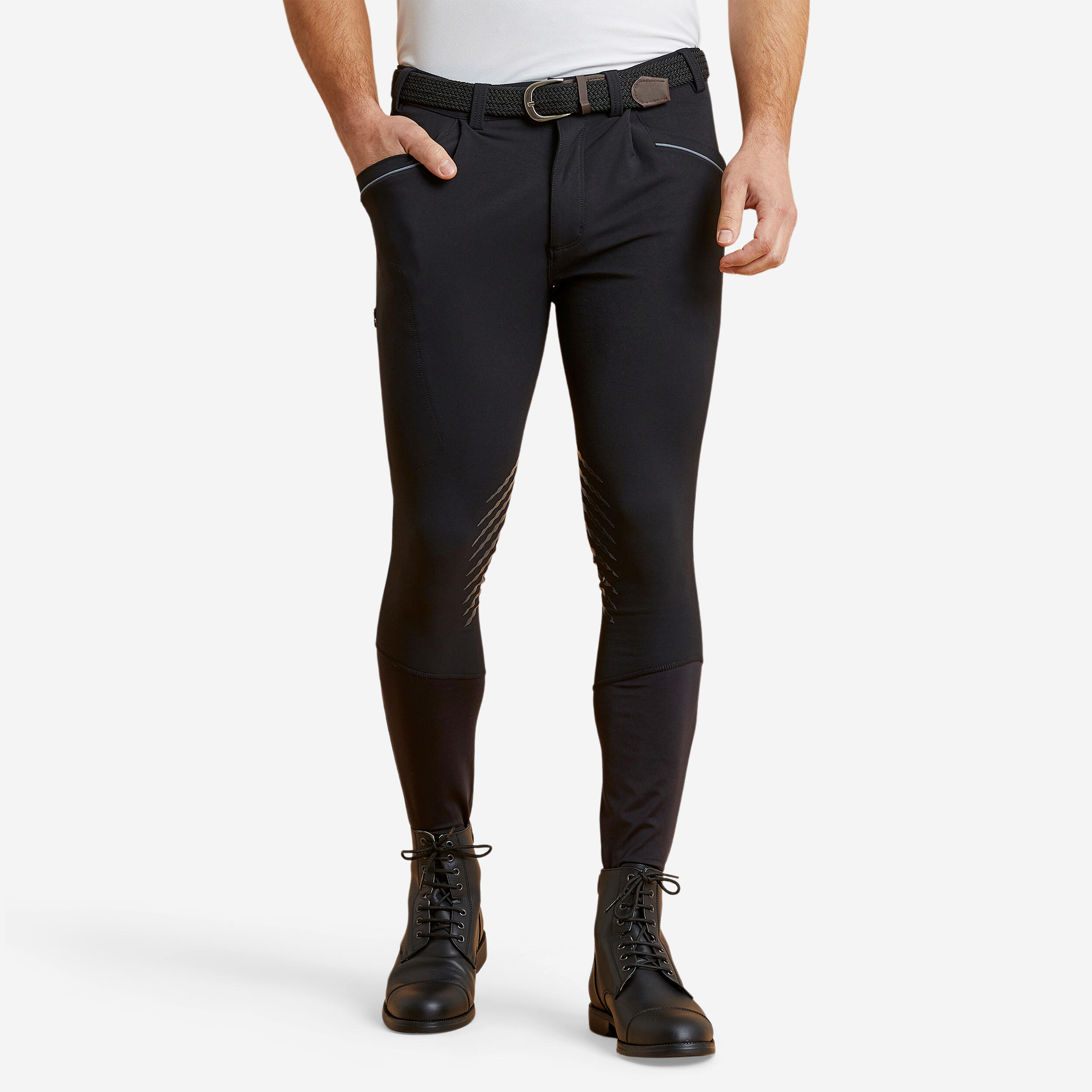 FOUGANZA Pantalon &#xE9;quitation homme 900 classic noir -