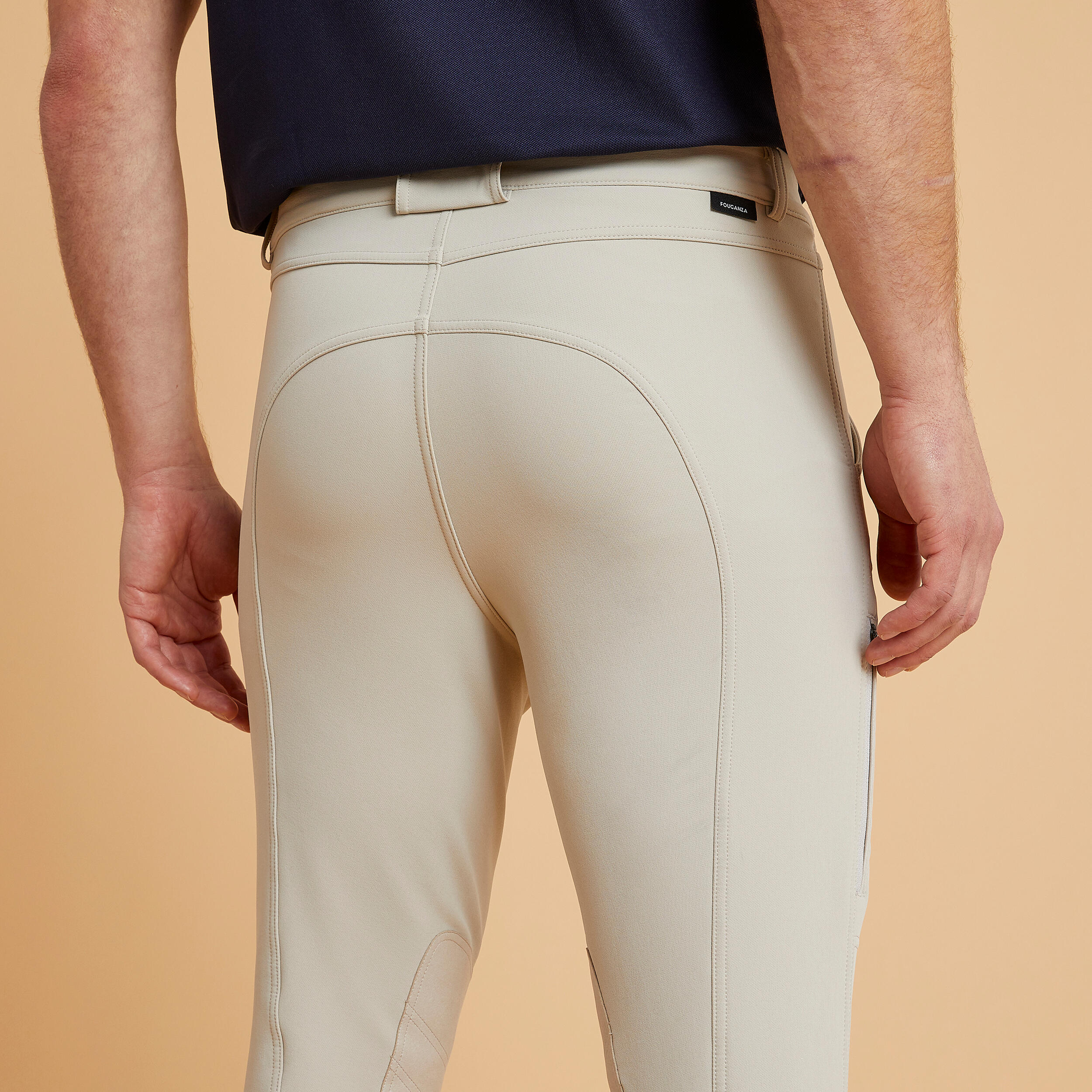 Men's four-way stretch performance riding breeches