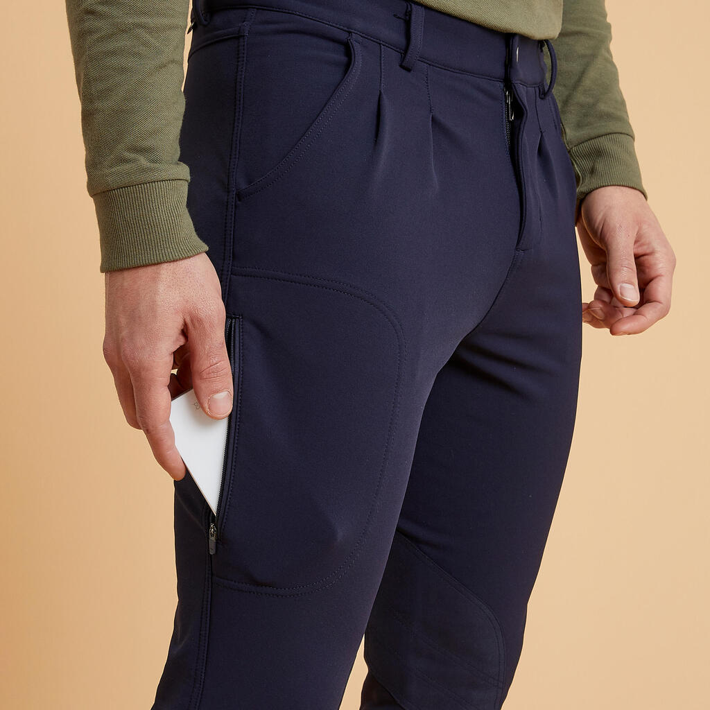 Pantalon équitation homme marine 500