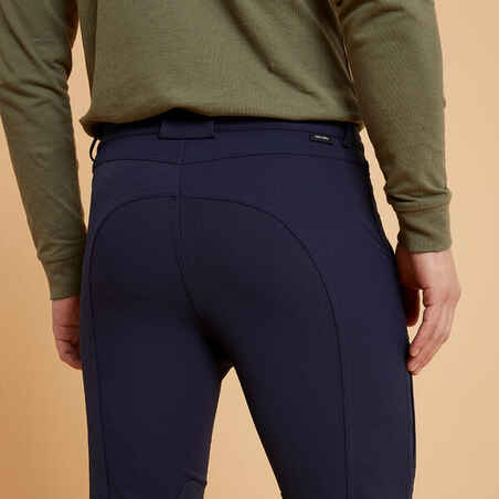 Men's Horse Riding Jodhpurs 500 - Navy