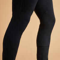 Men 100 Horse Riding Jodhpurs - Black