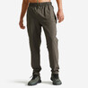 Stretchable, Quick Dry, Zip Pocket, Convetible Jog Fit- Mens Gym Trackpant Khaki