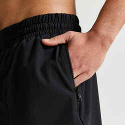 Ανδρικό διαπνέον παντελόνι αθλητικής φόρμας της συλλογής Fitness - Μαύρο