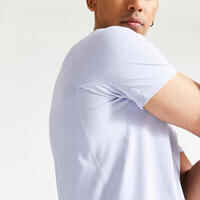 Men's Fitness Breathable Essential Crew Neck T-Shirt - Mauve