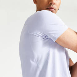 Men's Fitness Breathable Essential Crew Neck T-Shirt - Mauve