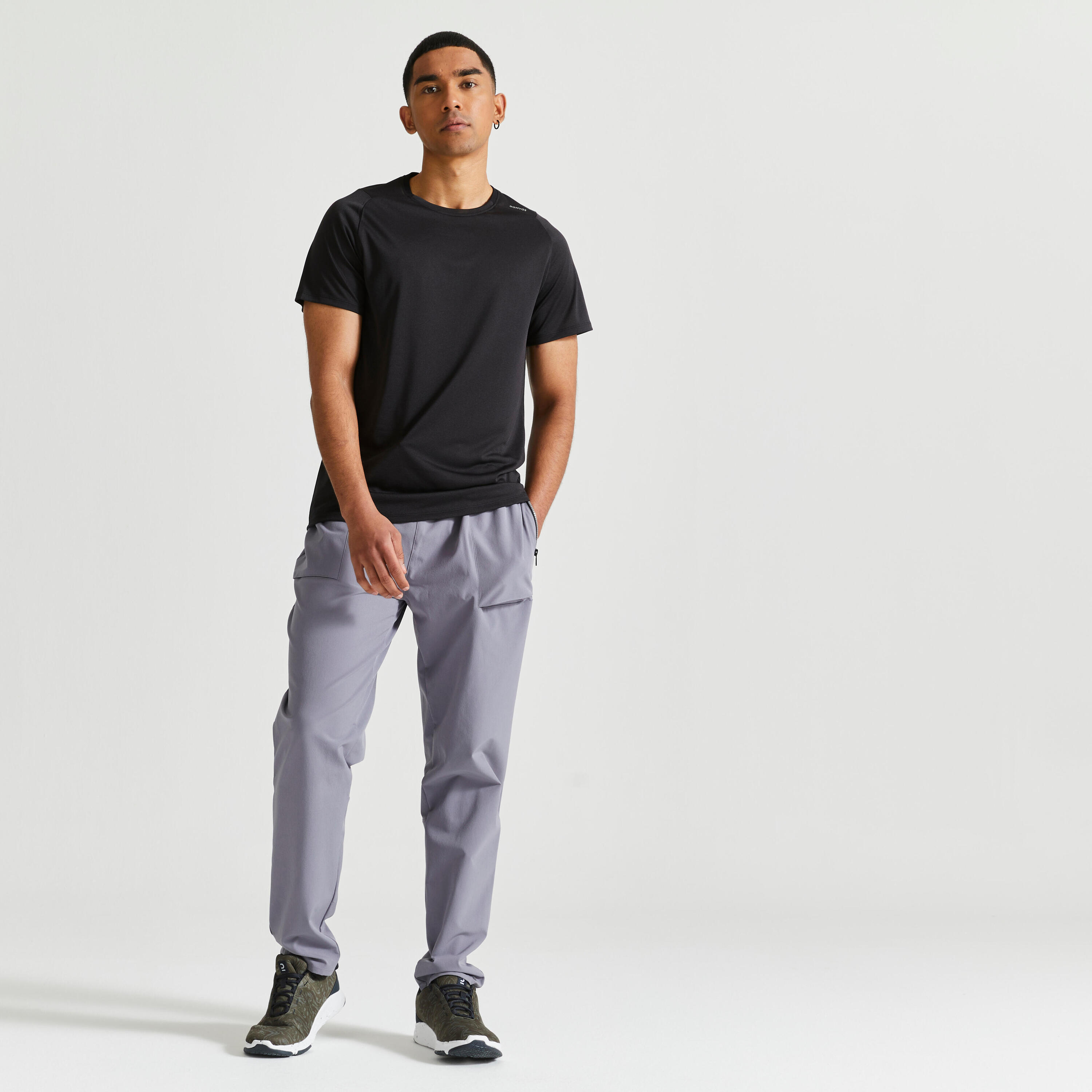 Pantalon de fitness collection respirant homme - gris 2/7