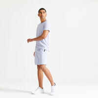 Shorts Fitness Essential atmungsaktiv Reissverschlusstaschen Herren helllila