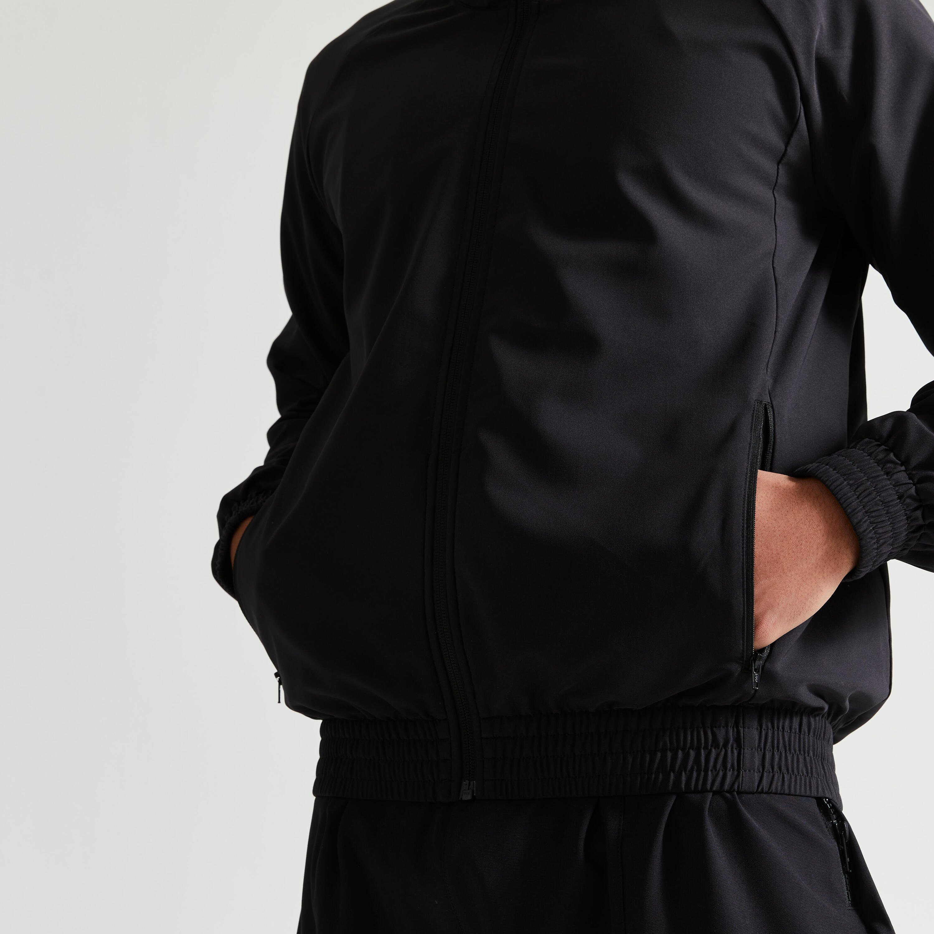 Men's Fitness Standard Breathable Jacket - Black 6/8