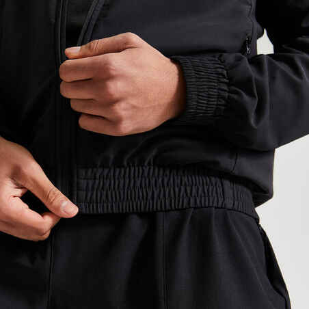 Men's Fitness Standard Breathable Jacket - Black