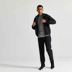 Men's Fitness Standard Breathable Jacket - Black