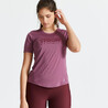 Women Gym T-Shirt Polyester Purple