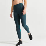 Women's Fitness Leggings with Phone Pocket - Green