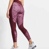 Mallas Leggings fitness largos talle alto 120 Mujer rosa