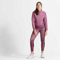 Mallas Leggings fitness largos talle alto 120 Mujer rosa