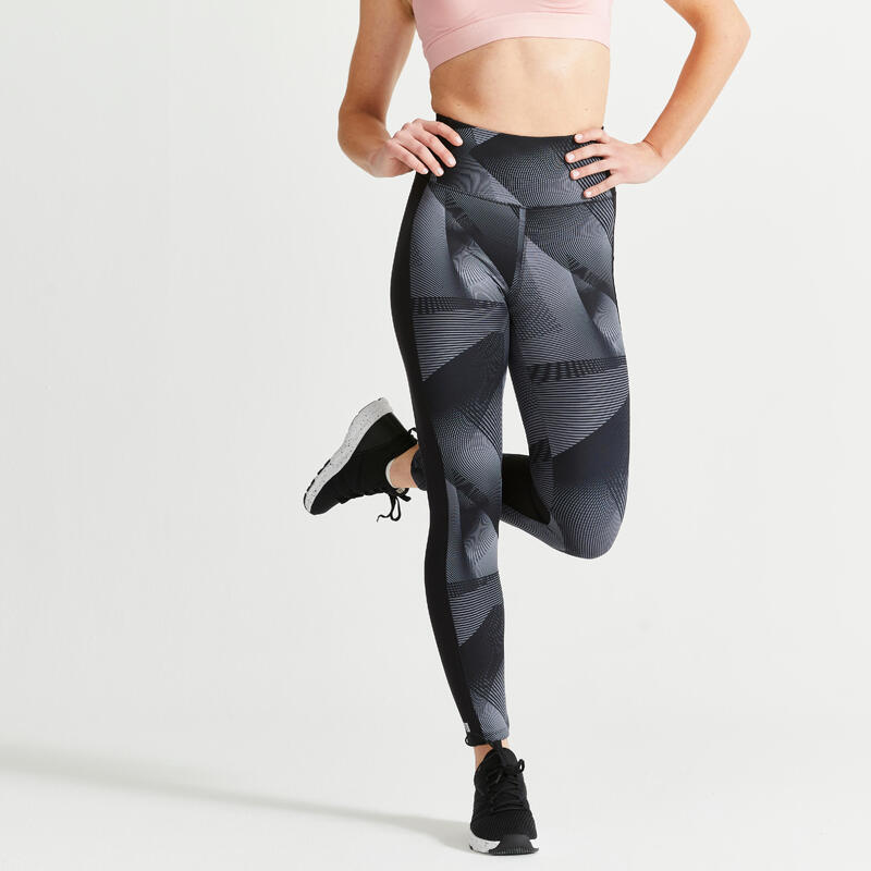 Legging de Sport Femme Taille Haute avec Poche et Impression - Noir - Pour  Fitness - Séchage Rapide Noir noir - Cdiscount Sport