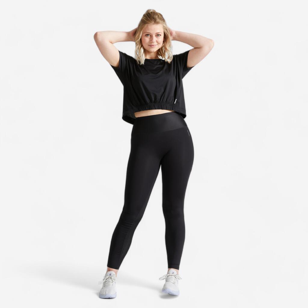 Loose Cropped Fitness T-Shirt