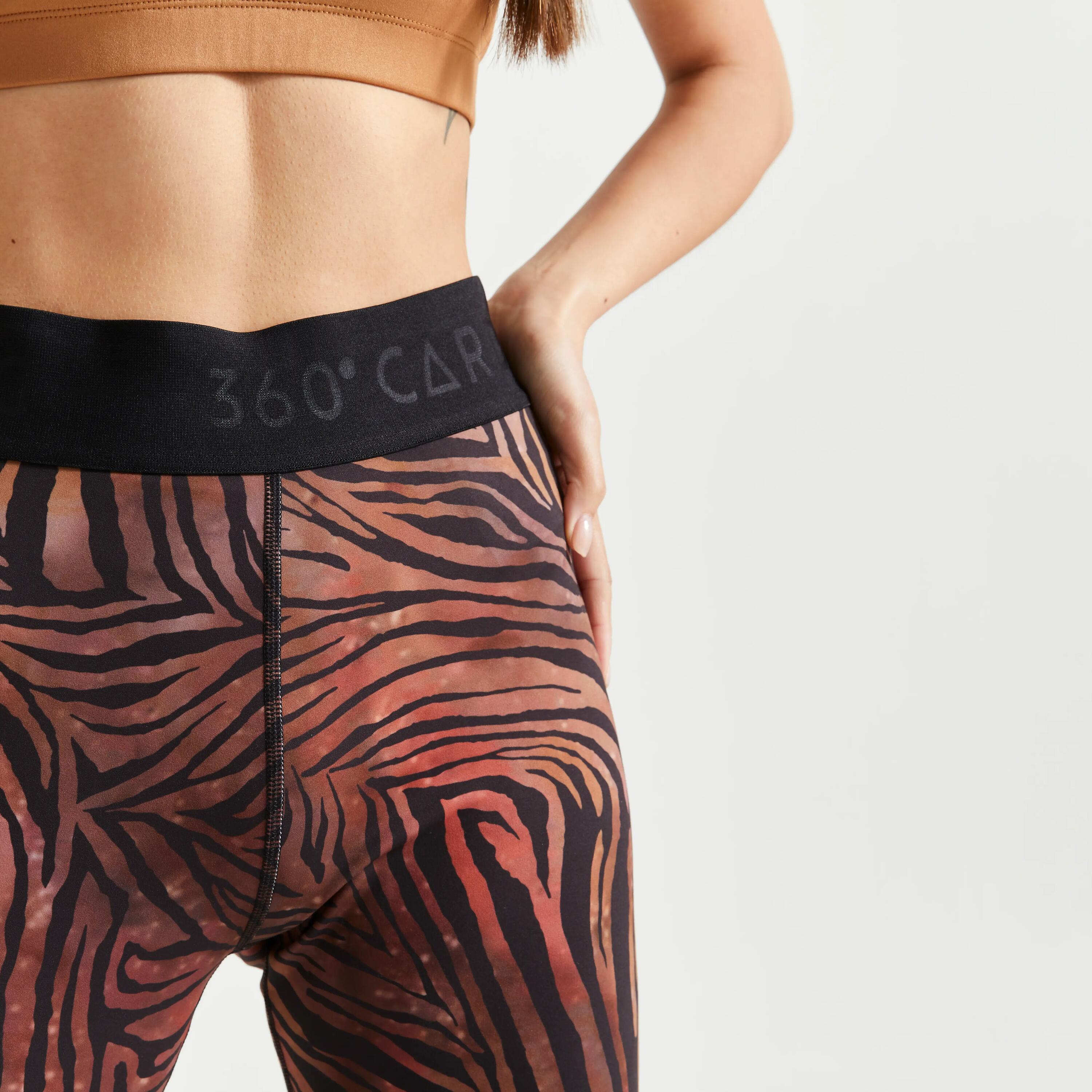 Women's High-Waisted Fitness Cardio Leggings - Print 3/5