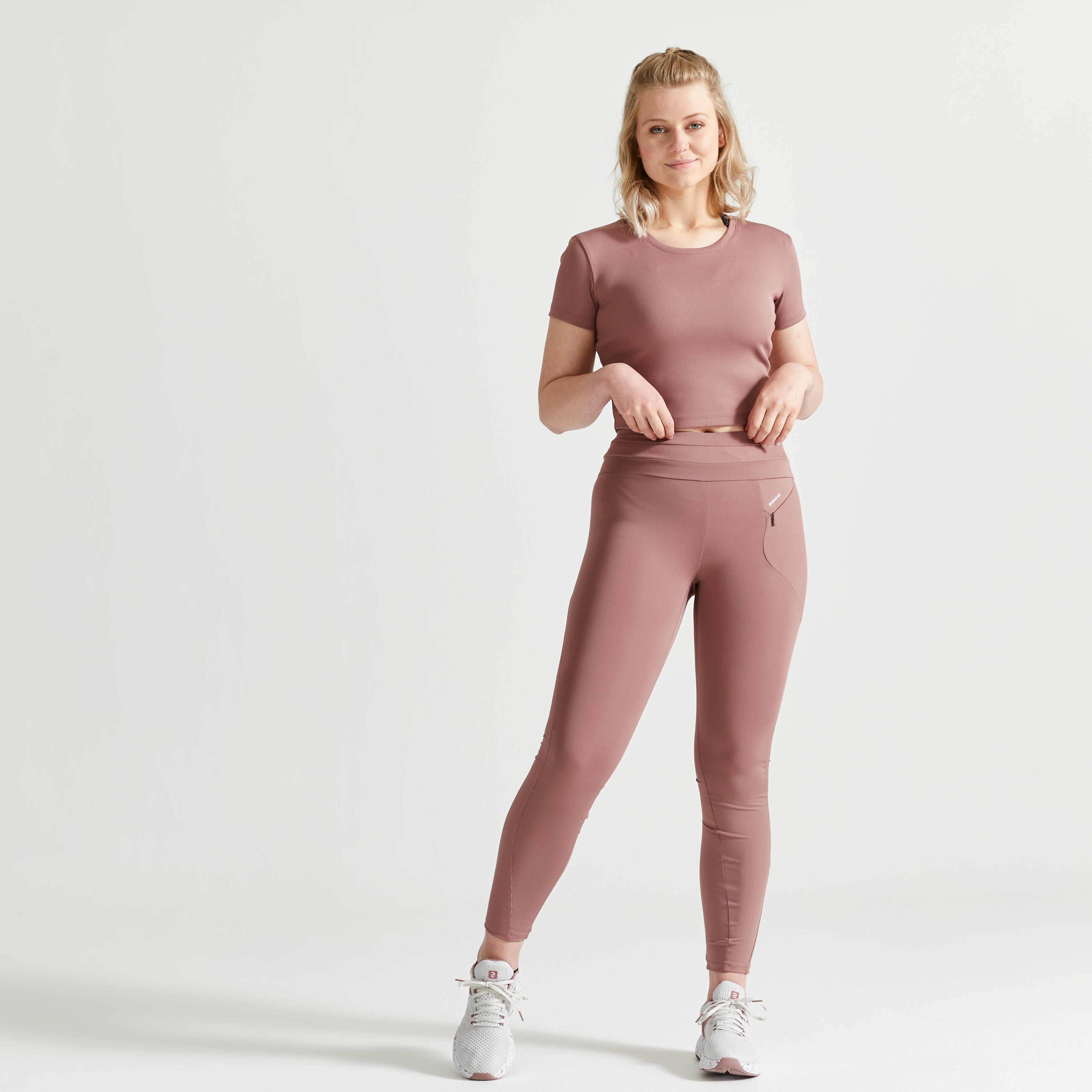 Legginsy fitness damskie Domyos