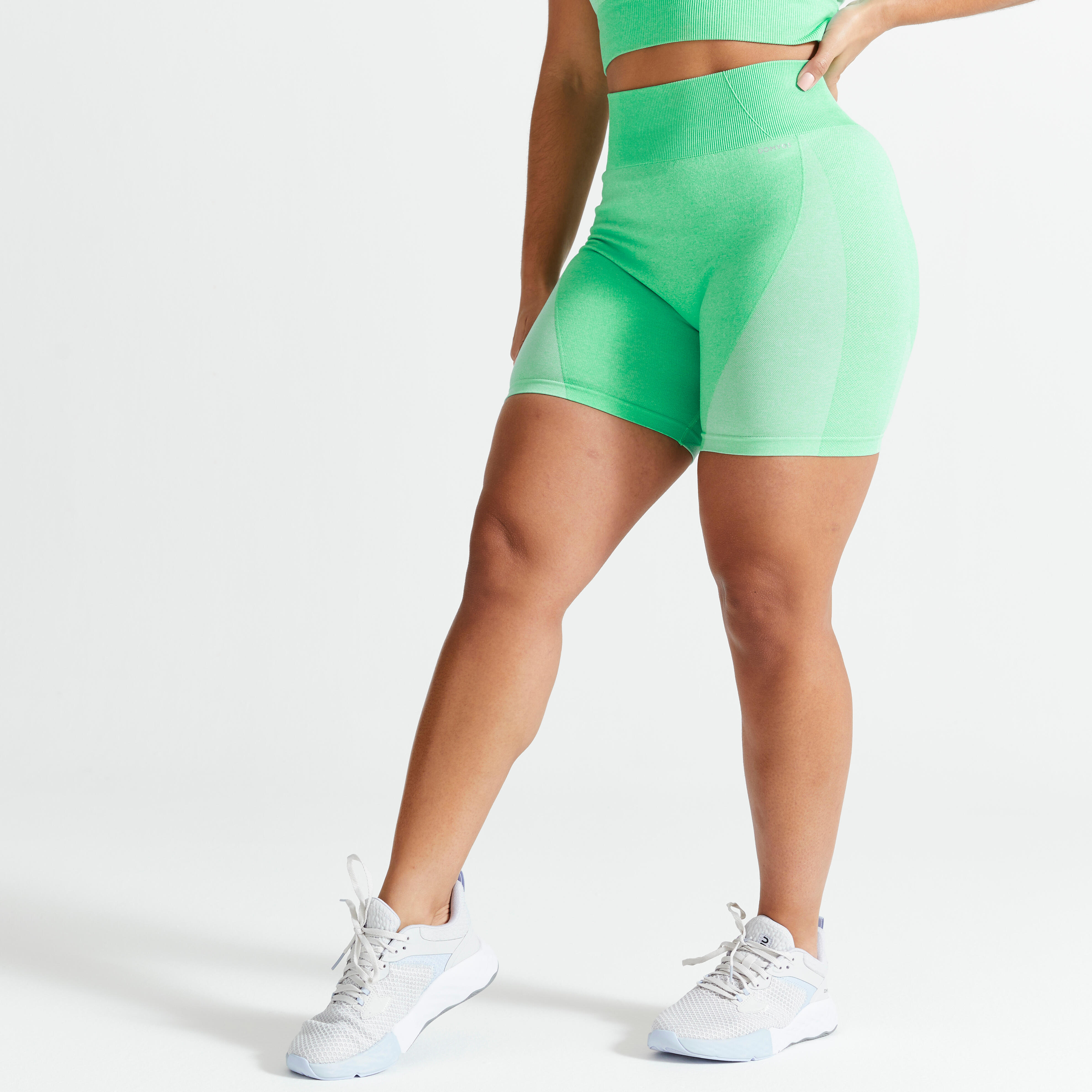 Seamless Shorts Gym - Evergreen