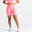 Radlerhose mit hohem Taillenbund Fitness nahtlos - rosa