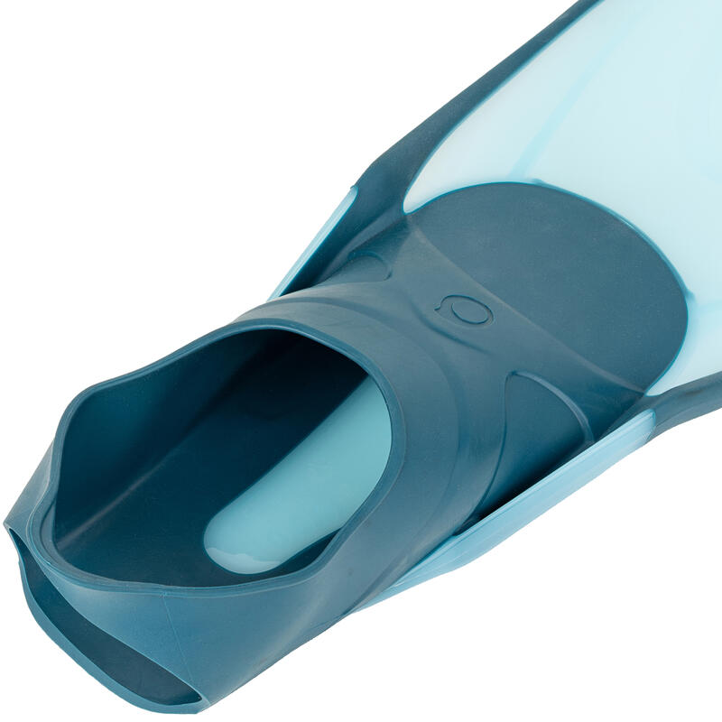Kit Snorkel Máscara Easybreath 540FT Freetalk + Aletas Adulto Azul Coral