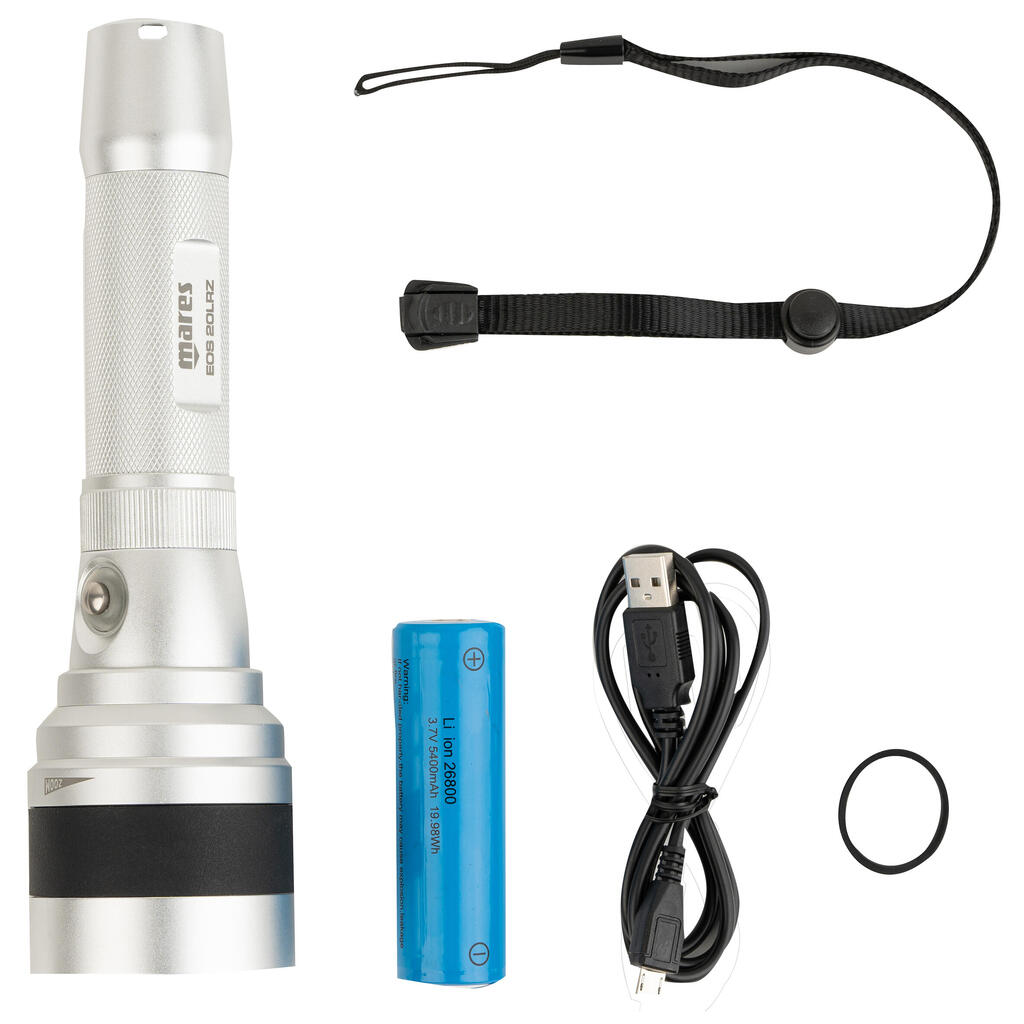 EOS 20LRZ 2300 lumens Scuba Diving Torch