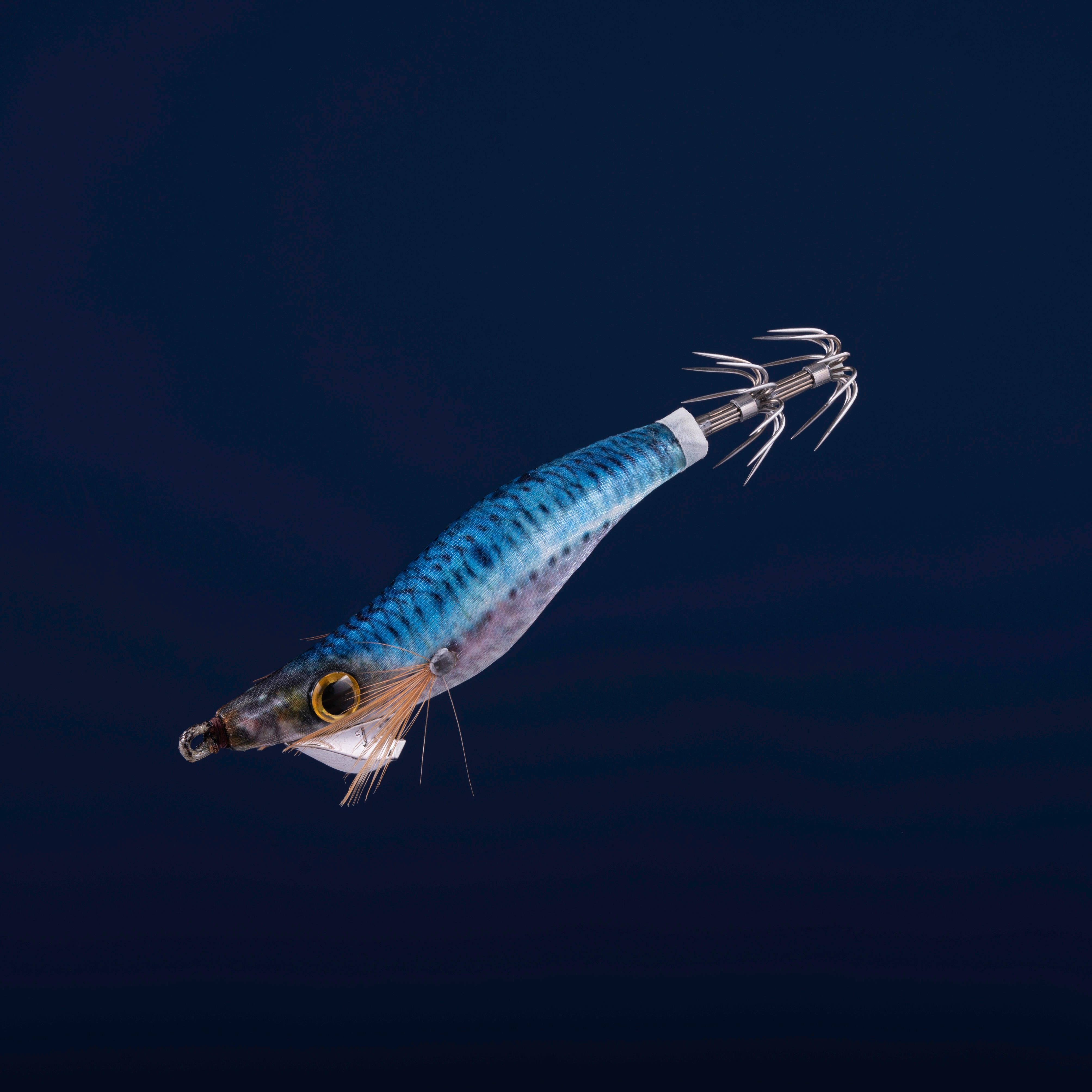 CAPERLAN Nástraha Turlutte potápavá shallow Ebika 1.8/85 Modrá sardinka na sépie/kalmáre bez · záber 3
