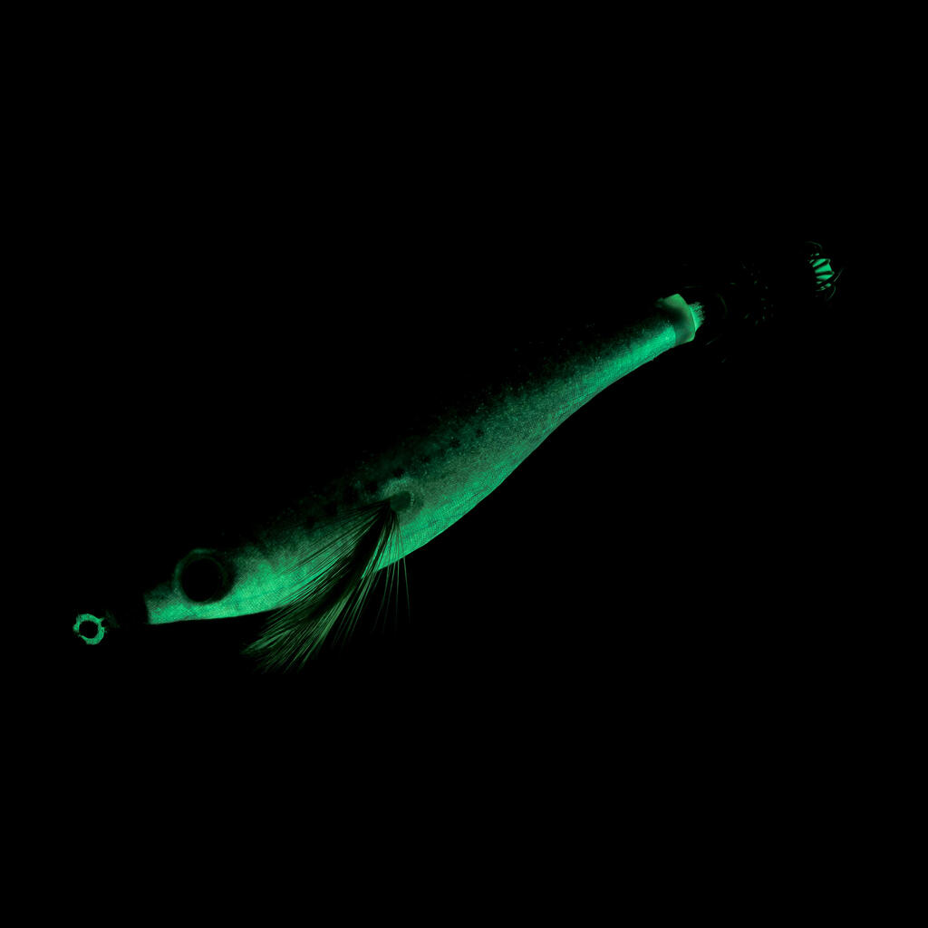 Nástraha Turlutte plávajúca Ebiflo 2.5/110 oranžová fluo na lov sépií/kalmárov