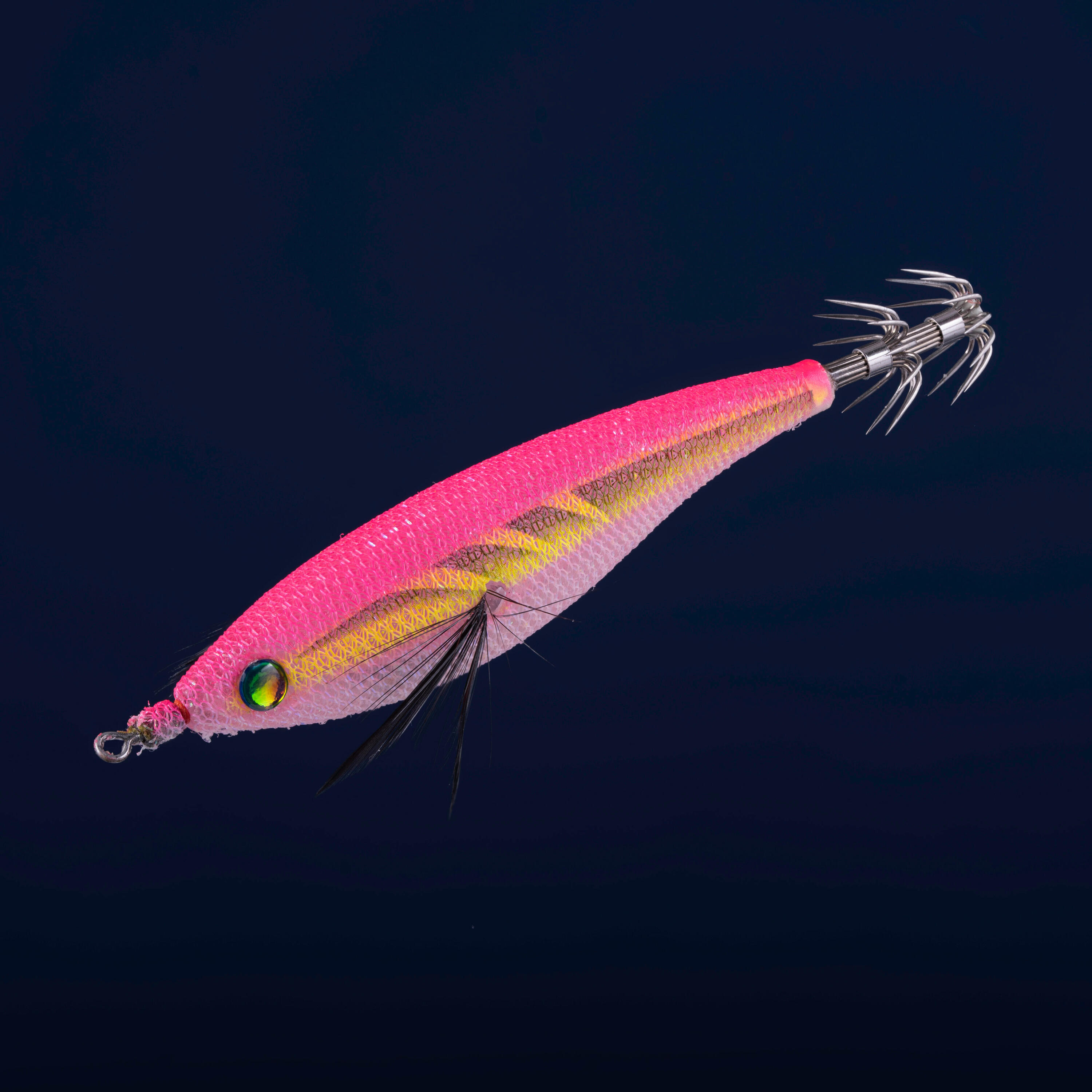 Tintenfischköder EBIFLO 2.5/110 schwimmend für Sepien/Kalmare neonpink 2/4