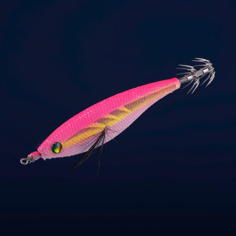 Tintenfischköder EBIFLO 2.5/110 schwimmend für Sepien/Kalmare neonpink
