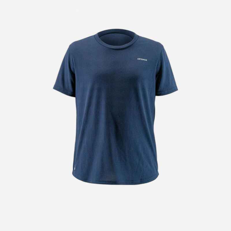 Tennis T-Shirt Kinder TTS100 JR Club marineblau Tennis T-Shirt Kinder TTS100 JR Club marineblau