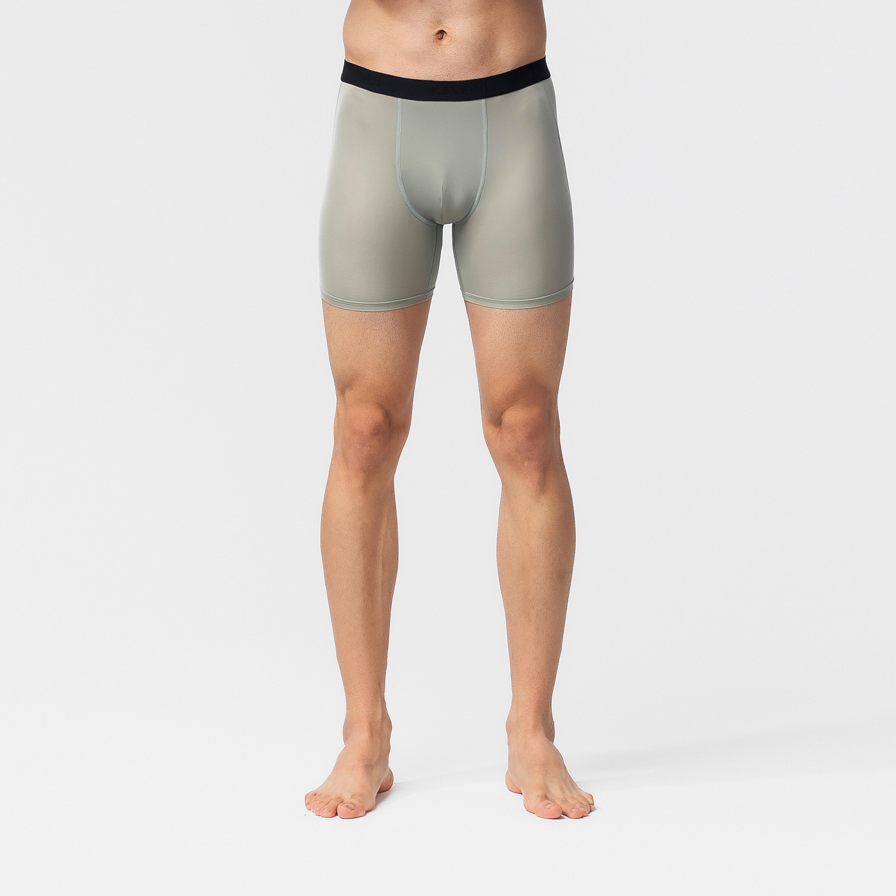 Men's Light Boxers 2 Pack - Grey/Green