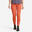 Pantalon équitation femme 580 LIGHT FULLGRIP orange