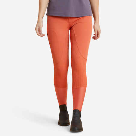 Oranžne ženske jahalne hlače 580