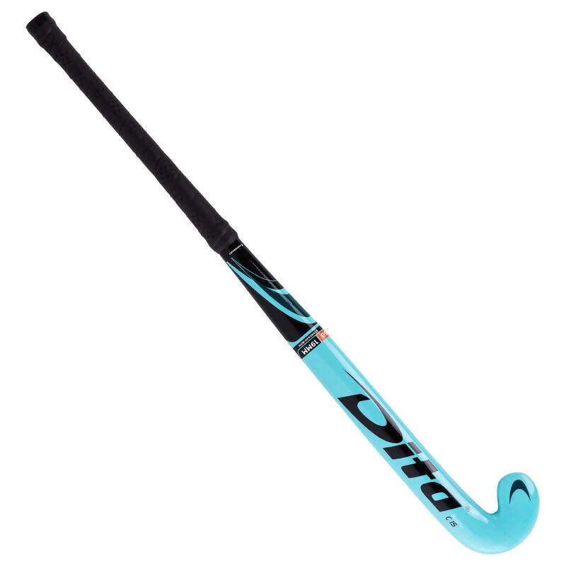 Stick de hockey sur gazon enfant bois Megatec C15 Menthe