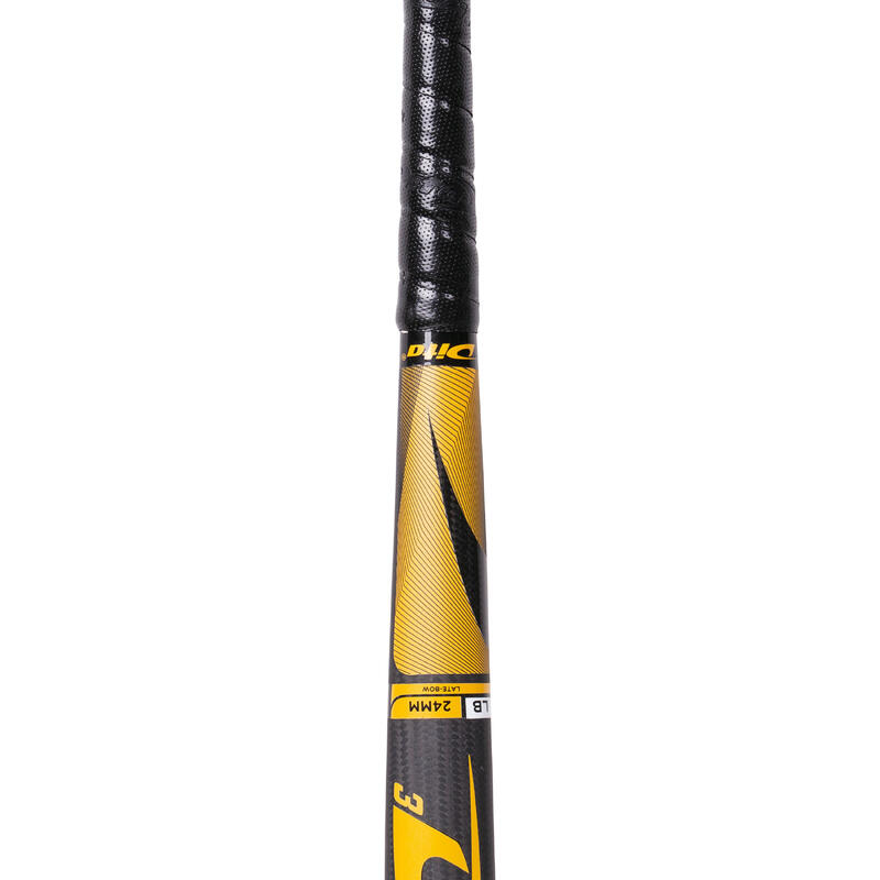 Stick de hockey/gazon adulte expert low bow 95% carbone CarboTec C95 3D LB Noir