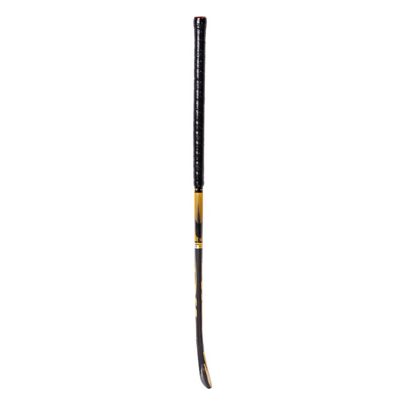 Hockeystick voor expert volwassenen XLB 95% carbon CarboTec C95 3D zwart goud