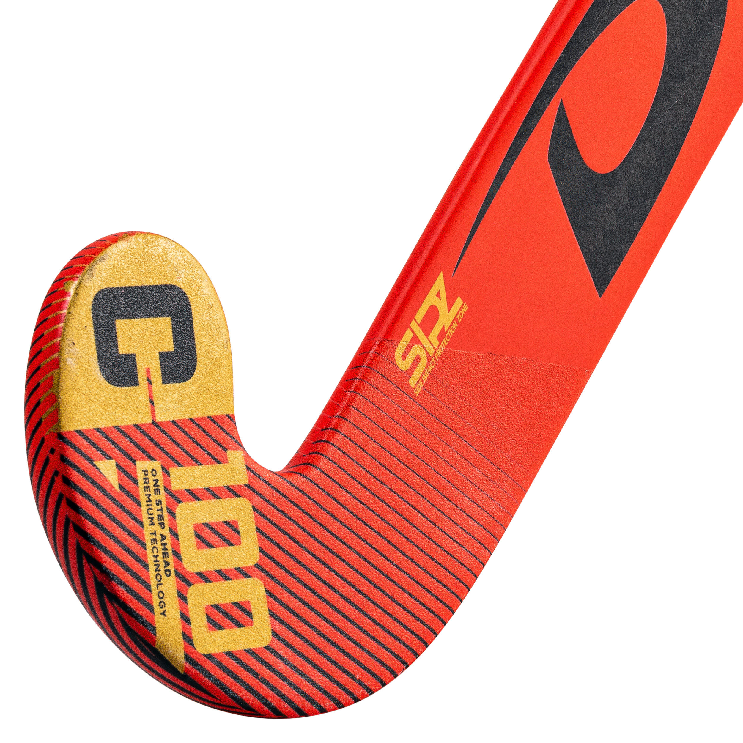 Stick de hockey sur gazon adulte expert Xlowbow 100% Carbone CarboTec Pro Rouge 2/12