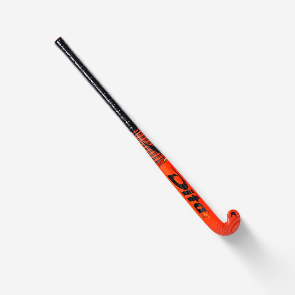 Damen/Herren Hockeyschläger Indoor - CarboTecPro rot/schwarz