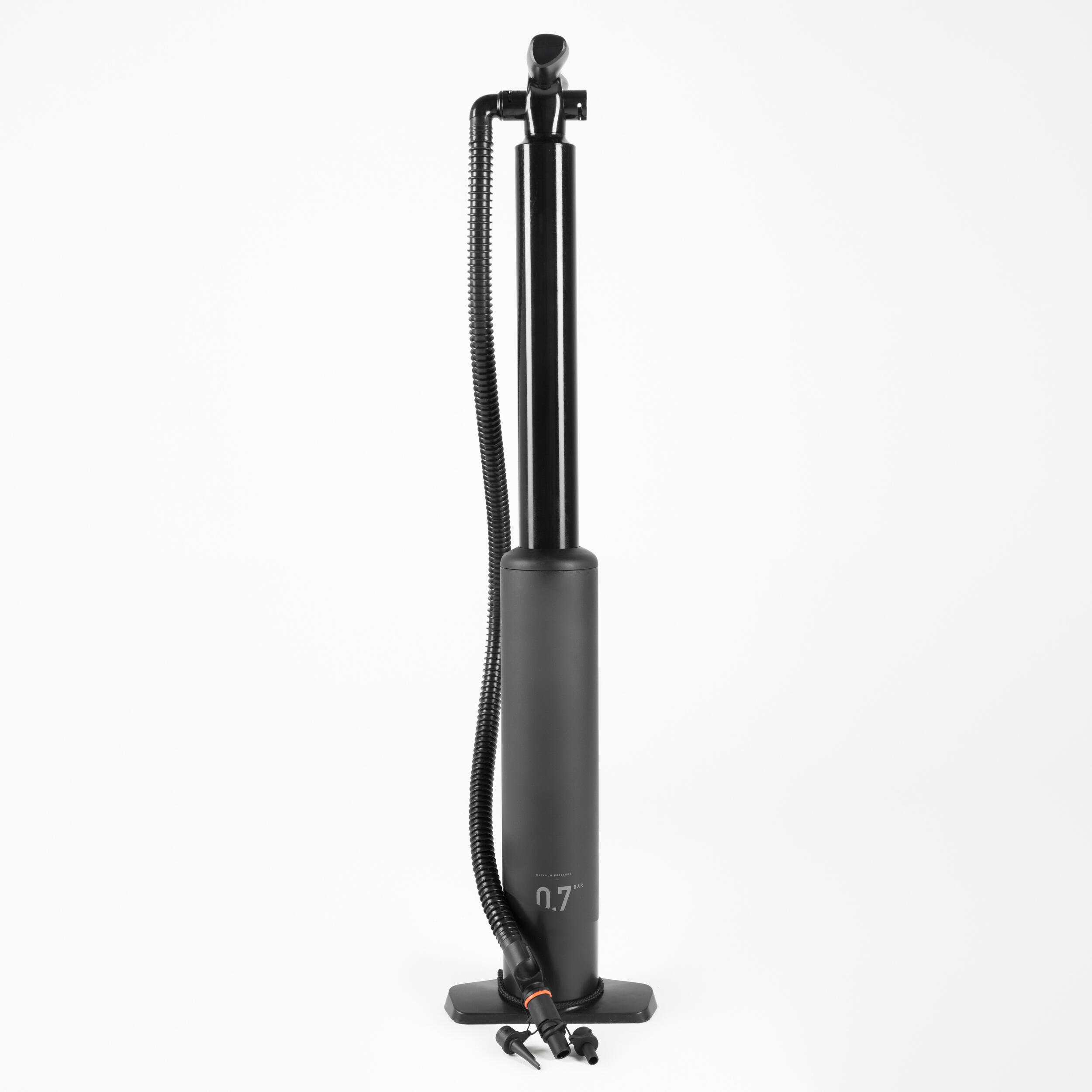 Kitesurf or Wingfoil dual-action pump (with universal connectors and leash) 6/10