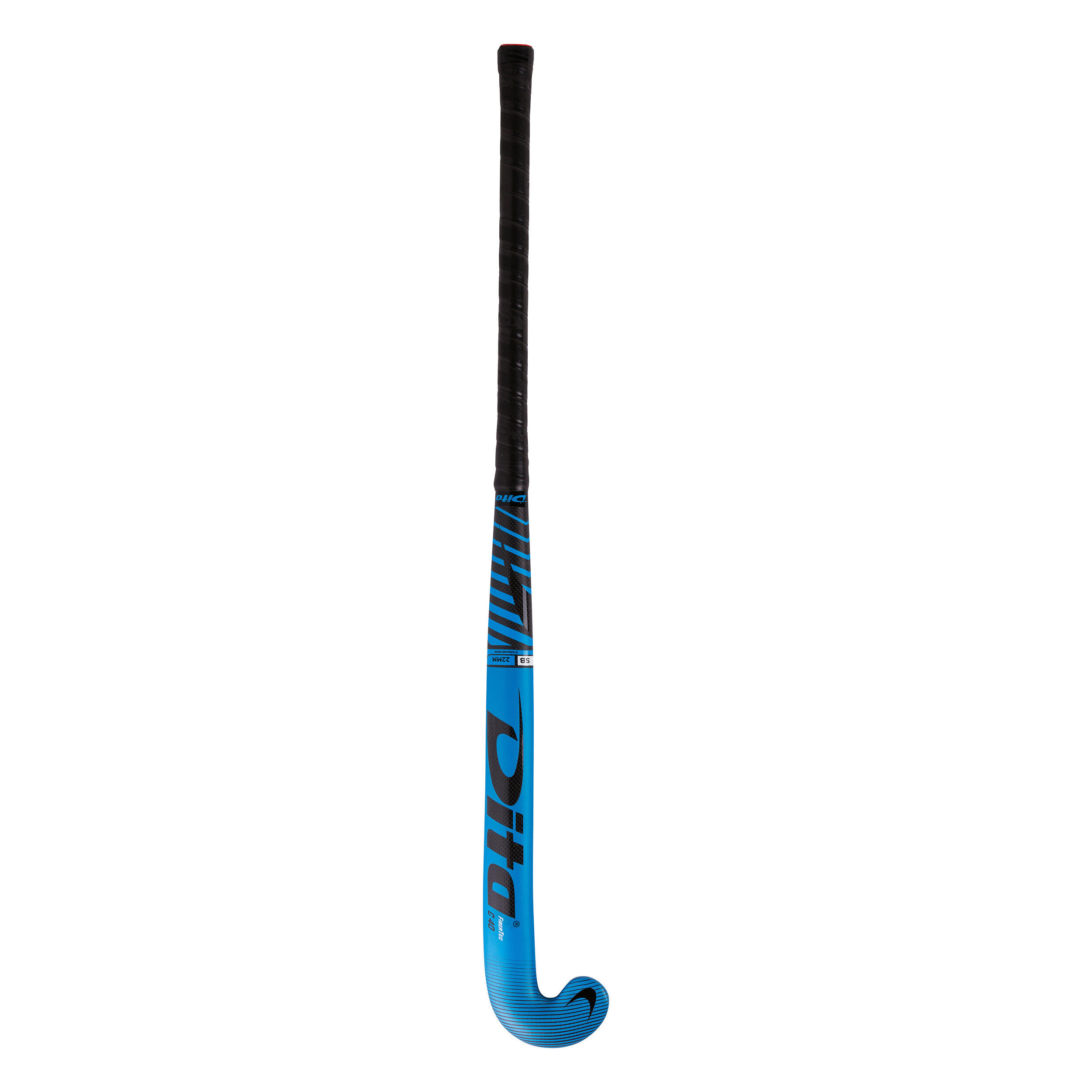 Adult Intermediate 40% Carbon Standard Bow Field Hockey Stick FiberTecC40 - Blue 7/12