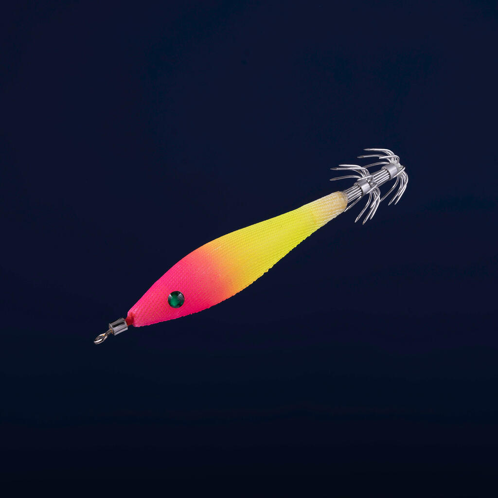 Oppai Jig for Cuttlefish and Squid fishing EBIKA SFT 2.0/60 - Neon Orange