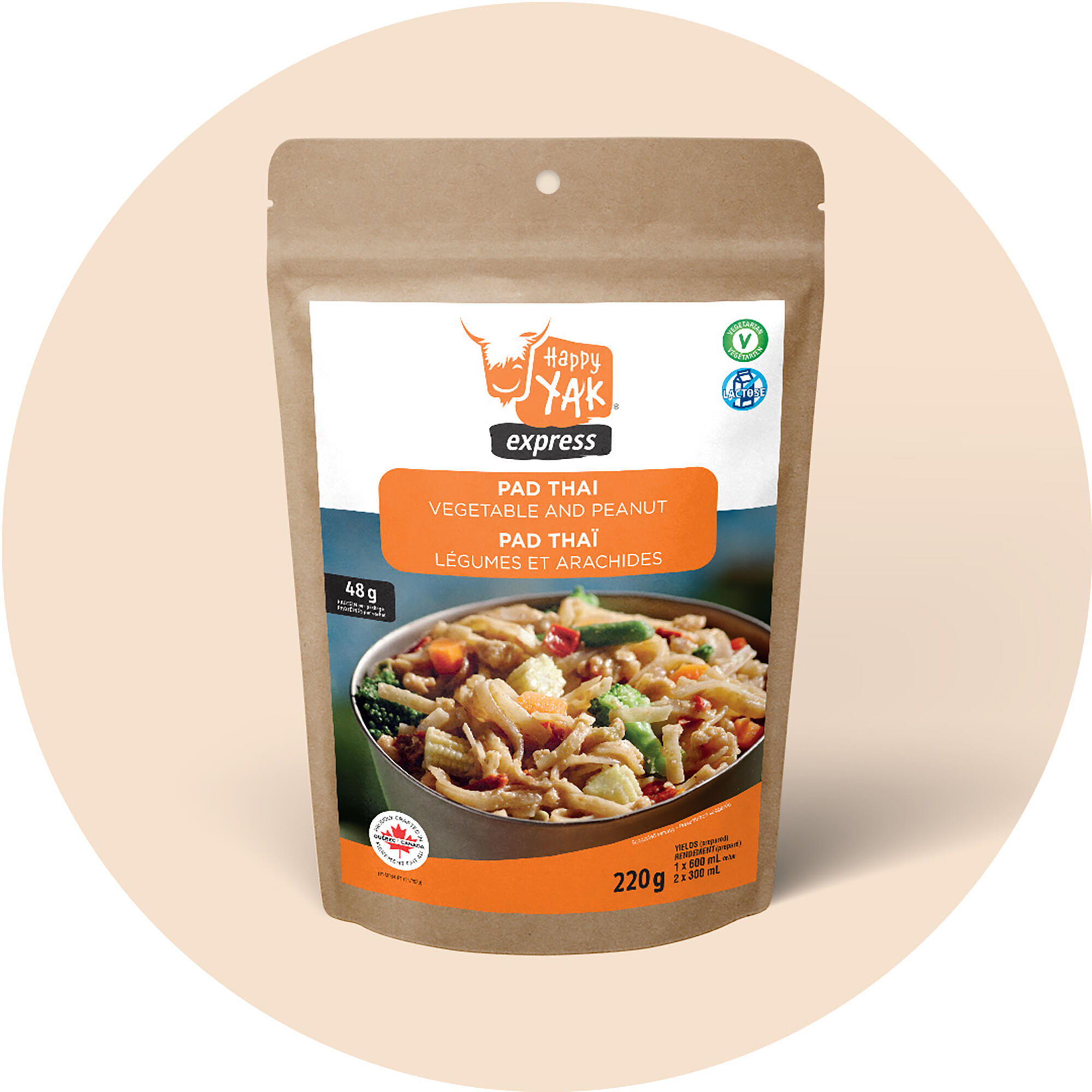 Vegetable and Peanut Pad Thai - HAPPY YAK
