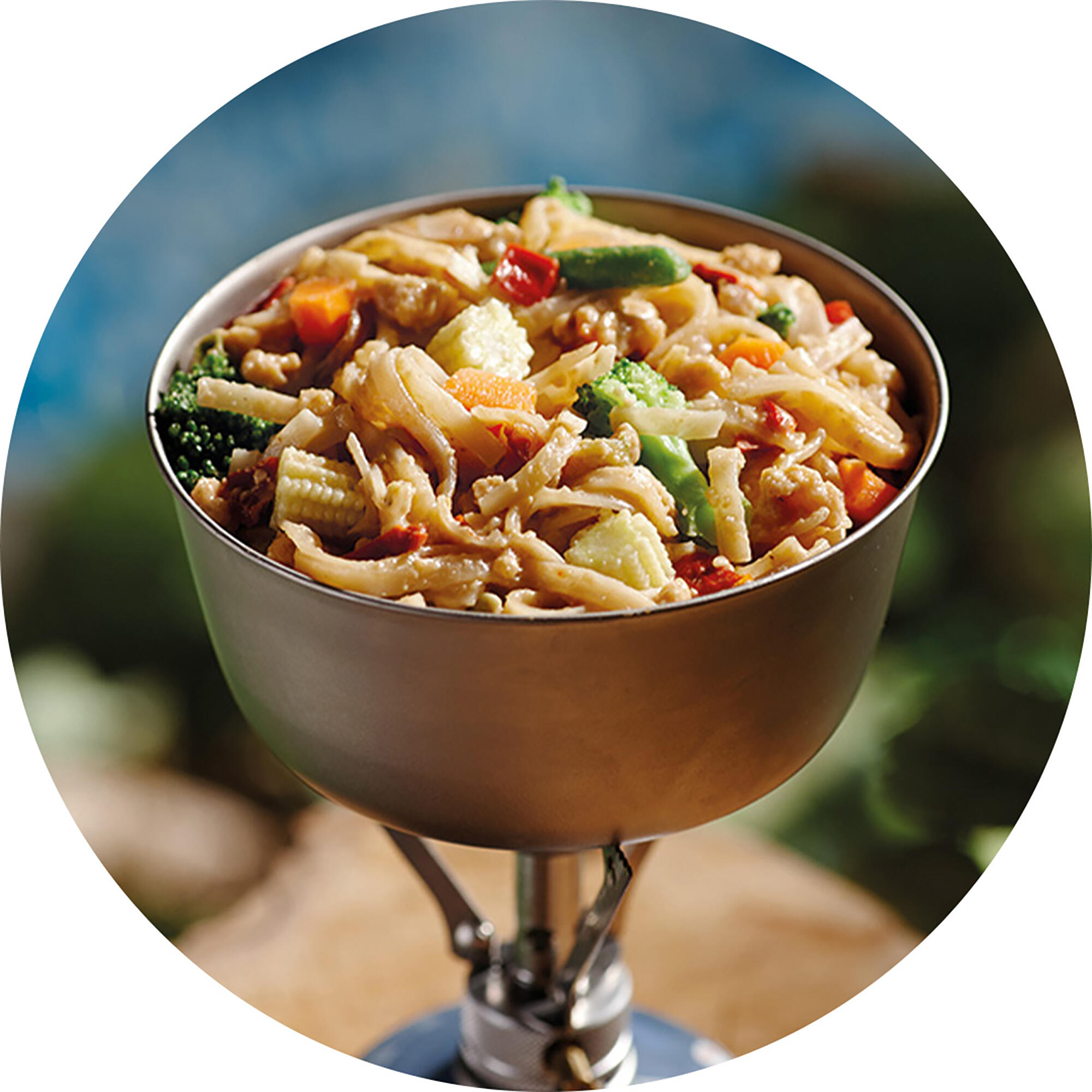 Pad thaï aux légumes et arachides 2/3