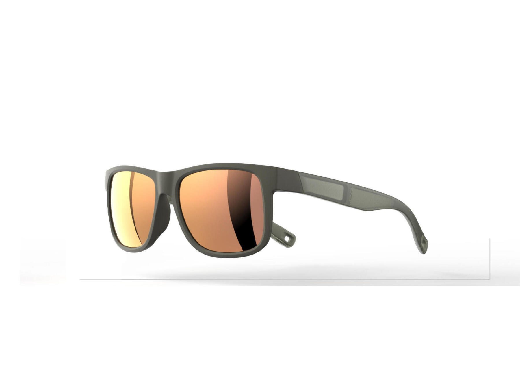 LUNETTES DE SOLEIL RANDONNÉE - MH140 - ADULT - KAKI VOLCANO - CATÉGORIE 3