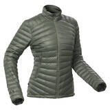 Women’s mountain trekking down jacket - MT100 -5°C Khaki