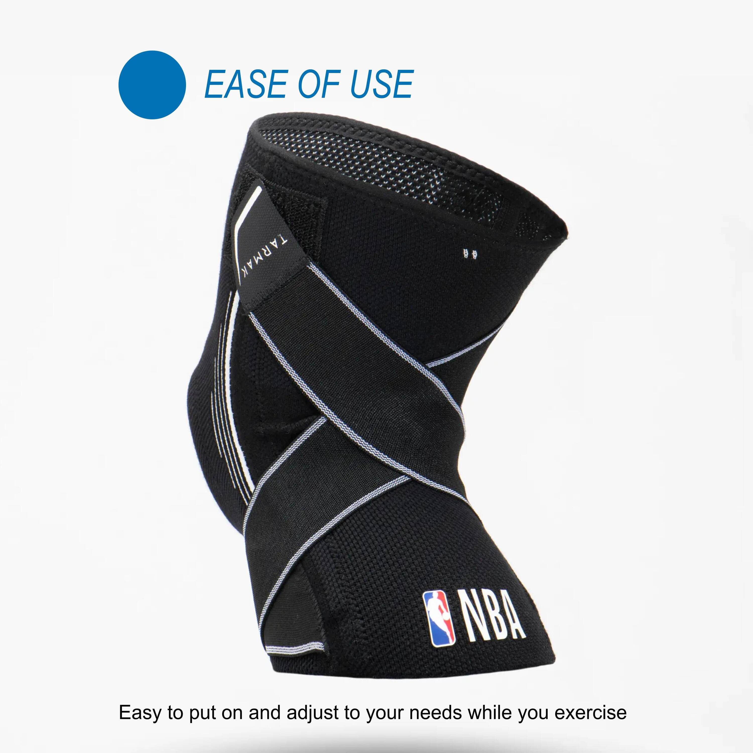 Knee Brace Mid 500 NBA Licensed Black -  4