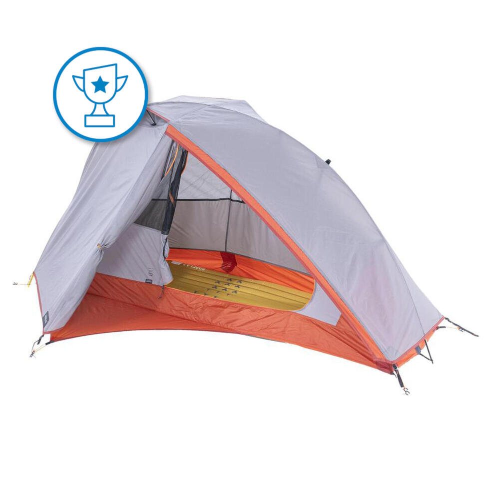 Trekking dome tent 1person MT900 FORCLAZ Decathlon