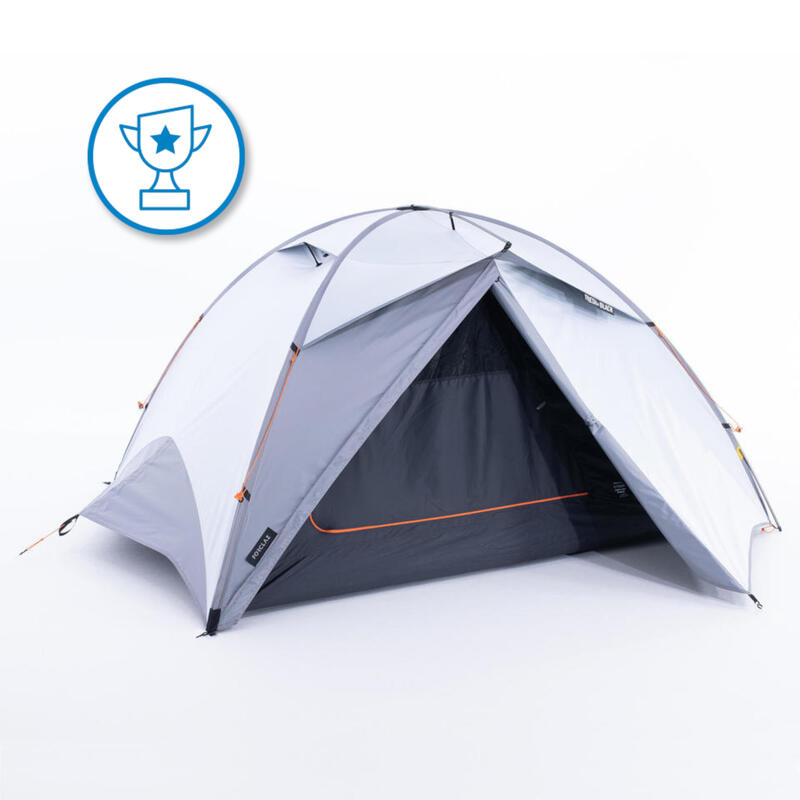 Trekking dome tent - 3-person - MT500 Fresh&Black